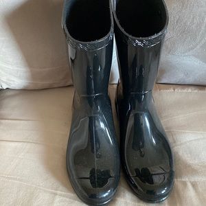 Black UGG Rain Boots